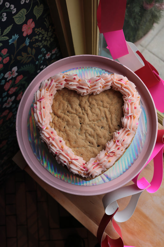 Valentine's Day Cookie Cake